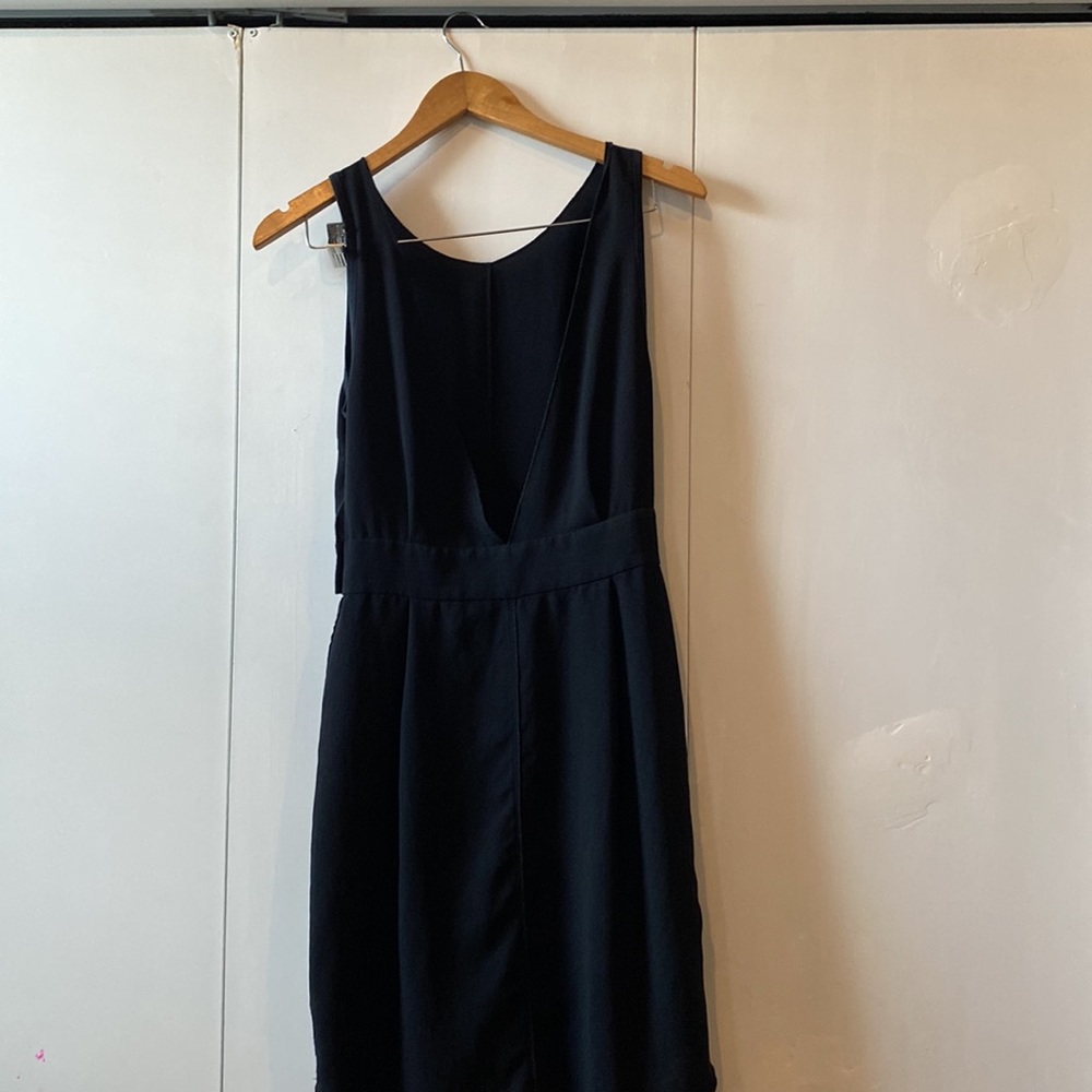 Wilfred Silk Backless Deep V Dress - Two